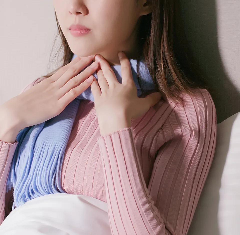 인후두 역류증 증상 — 목 이물감